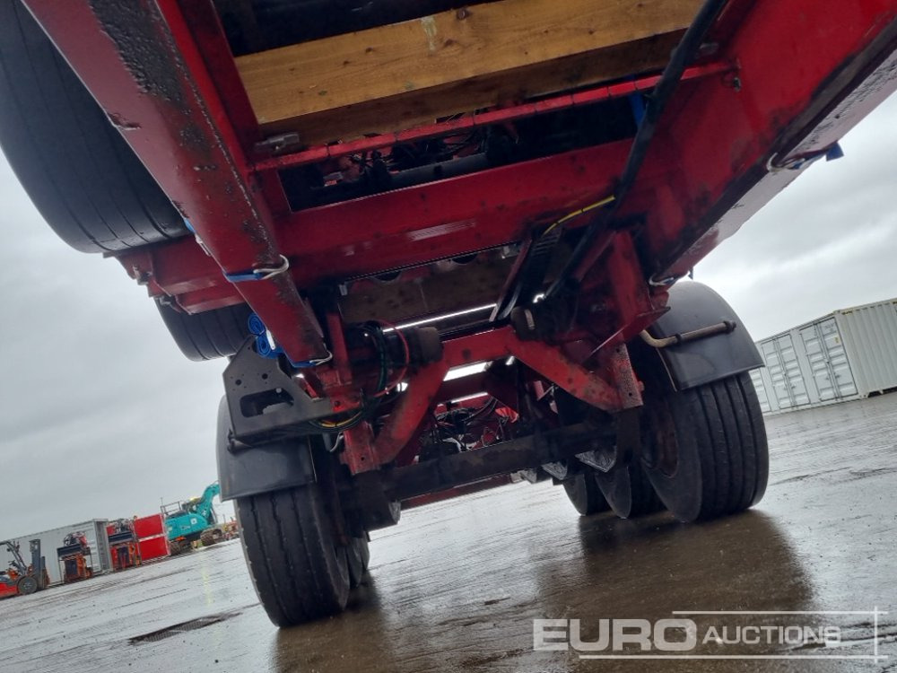 Полуприцеп бортовой/ Платформа SDC Tri Axle Sliding Skeletal Trailer (3 of): фото 23