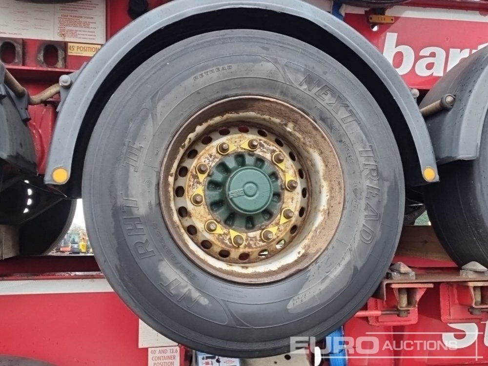 Полуприцеп бортовой/ Платформа SDC Tri Axle Sliding Skeletal Trailer (3 of): фото 40