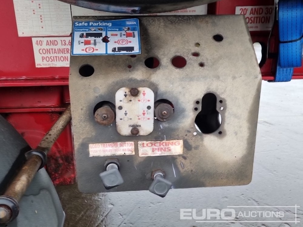 Полуприцеп бортовой/ Платформа SDC Tri Axle Sliding Skeletal Trailer (3 of): фото 21