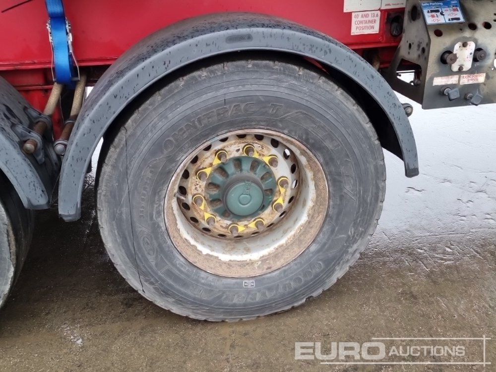 Полуприцеп бортовой/ Платформа SDC Tri Axle Sliding Skeletal Trailer (3 of): фото 14