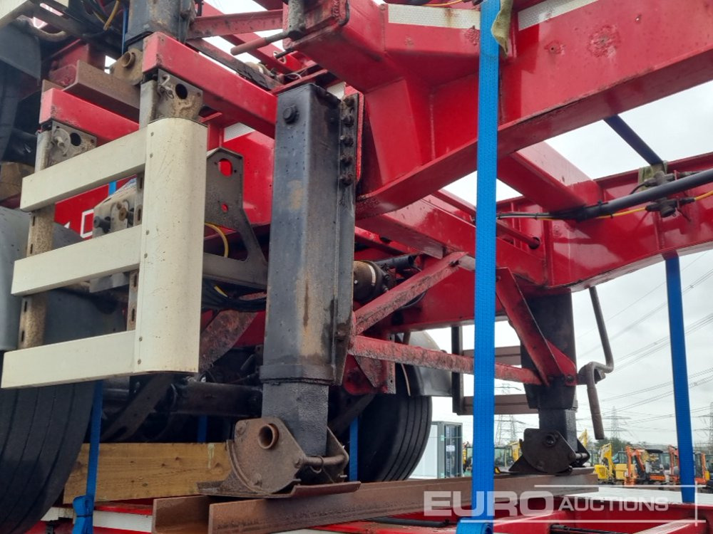 Полуприцеп бортовой/ Платформа SDC Tri Axle Sliding Skeletal Trailer (3 of): фото 49