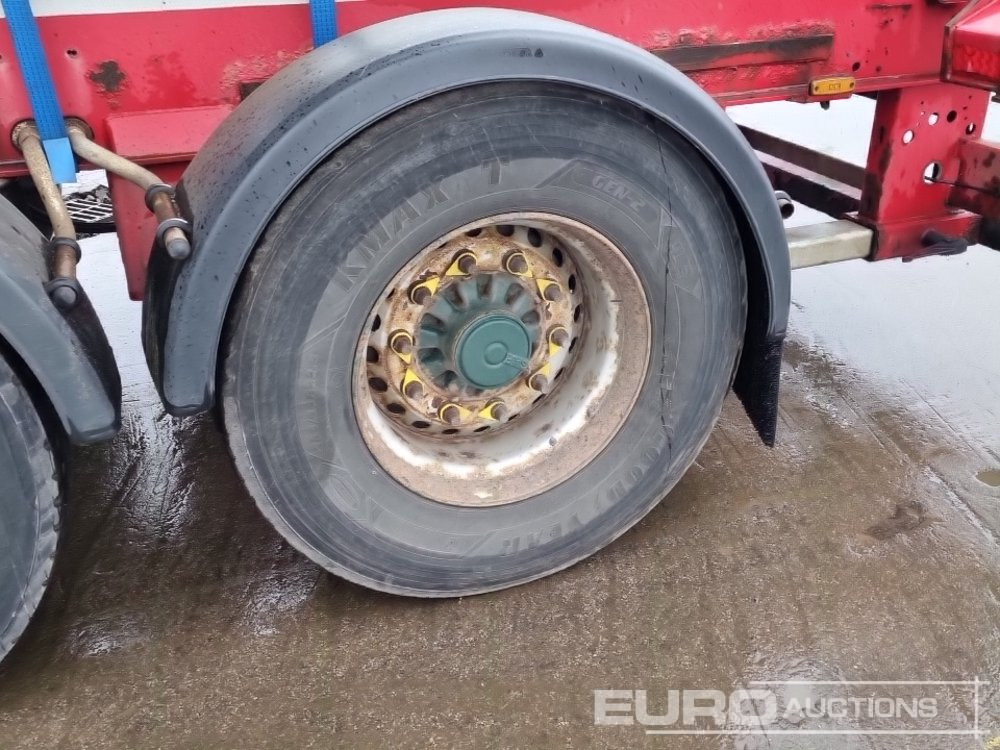 Полуприцеп бортовой/ Платформа SDC Tri Axle Sliding Skeletal Trailer (3 of): фото 11