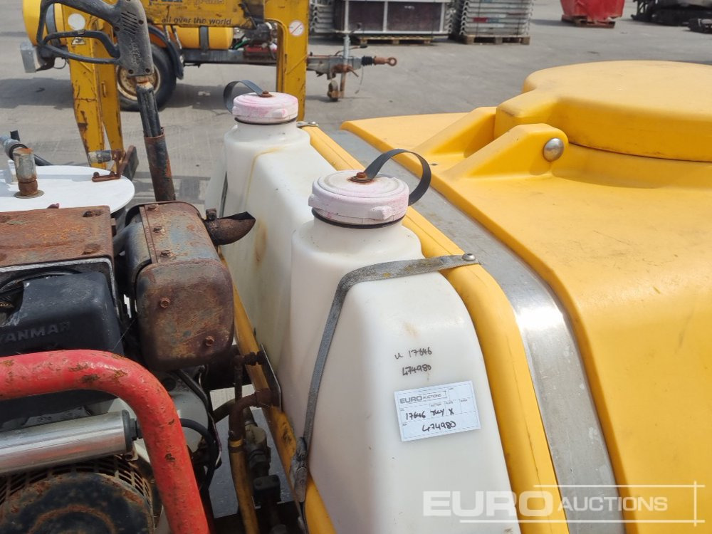 Мойка высокого давления Single Axle Plastic Water Bowser, Yanmar Pressure Washer: фото 20
