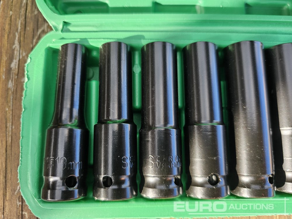 Unused 10Pcs 1/2" Deep Impact Socket Set (10mm-24mm) (2 of) - Оборудование для гаражей/ Мастерских: фото 2 Unused 10Pcs 1/2" Deep Impact Socket Set (10mm-24mm) (2 of) - Оборудование для гаражей/ Мастерских: фото 2