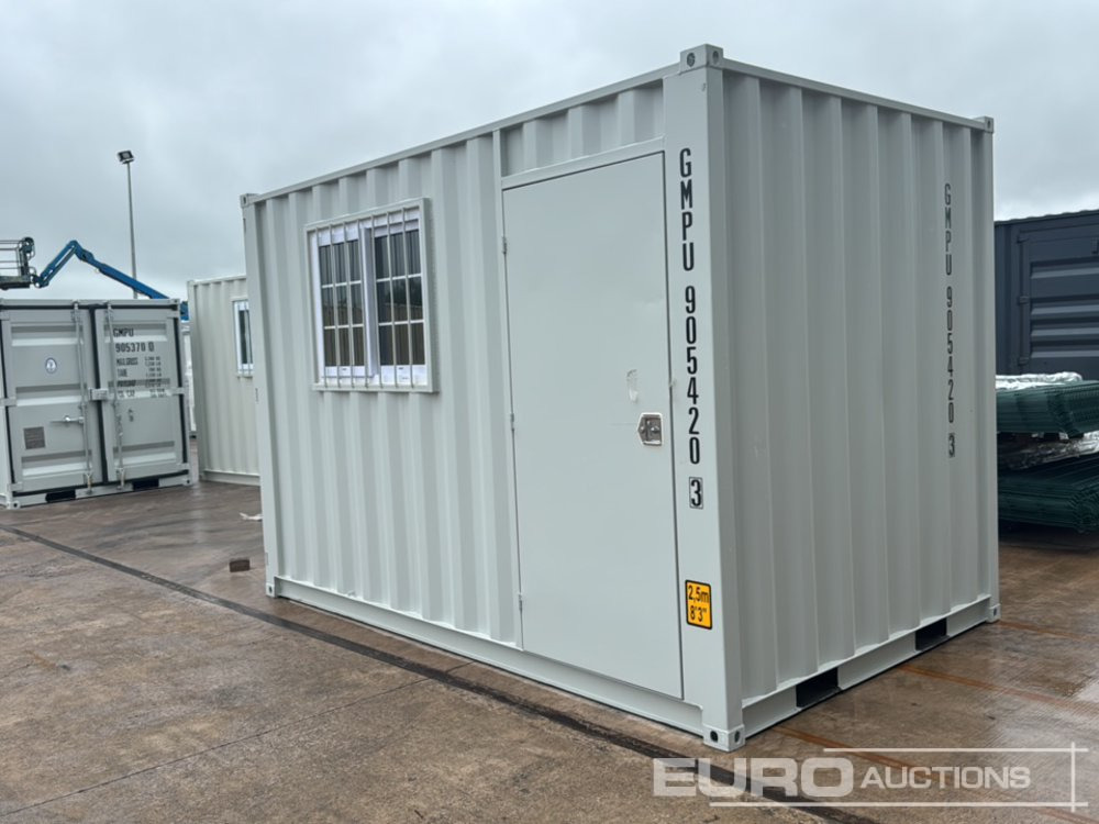 Unused 12ft Office Container, 1 End Door, 1 Window, 1 Side Door (Cannot Be Reconsigned) - Морской контейнер: фото 1 Unused 12ft Office Container, 1 End Door, 1 Window, 1 Side Door (Cannot Be Reconsigned) - Морской контейнер: фото 1