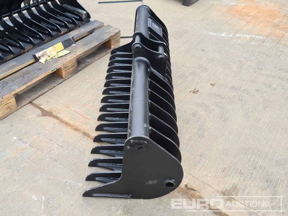 Unused 2024 JB Equipment 52" Rake 30mm Pin to suit Mini Excavator - Ковш: фото 2 Unused 2024 JB Equipment 52" Rake 30mm Pin to suit Mini Excavator - Ковш: фото 2