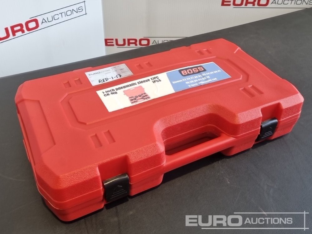 Unused 2025 Boss 1" 17pc Pneumatic Socket Set, 8" Extension Rod - Оборудование для гаражей/ Мастерских: фото 1 Unused 2025 Boss 1" 17pc Pneumatic Socket Set, 8" Extension Rod - Оборудование для гаражей/ Мастерских: фото 1