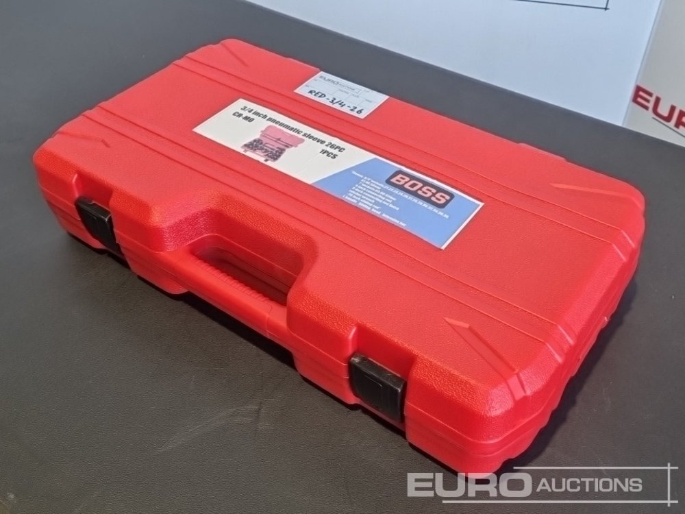 Unused 2025 Boss 3/4" 26pc Heavy Duty Pneumatic Socket Set, 4" Connecting Rod, 8" Connecting Rod Quick Ratchet Wrench, 20" Sliding Road, L Handle Sliding Head Extension Bar - Оборудование для гаражей/ Мастерских: фото 3 Unused 2025 Boss 3/4" 26pc Heavy Duty Pneumatic Socket Set, 4" Connecting Rod, 8" Connecting Rod Quick Ratchet Wrench, 20" Sliding Road, L Handle Sliding Head Extension Bar - Оборудование для гаражей/ Мастерских: фото 3