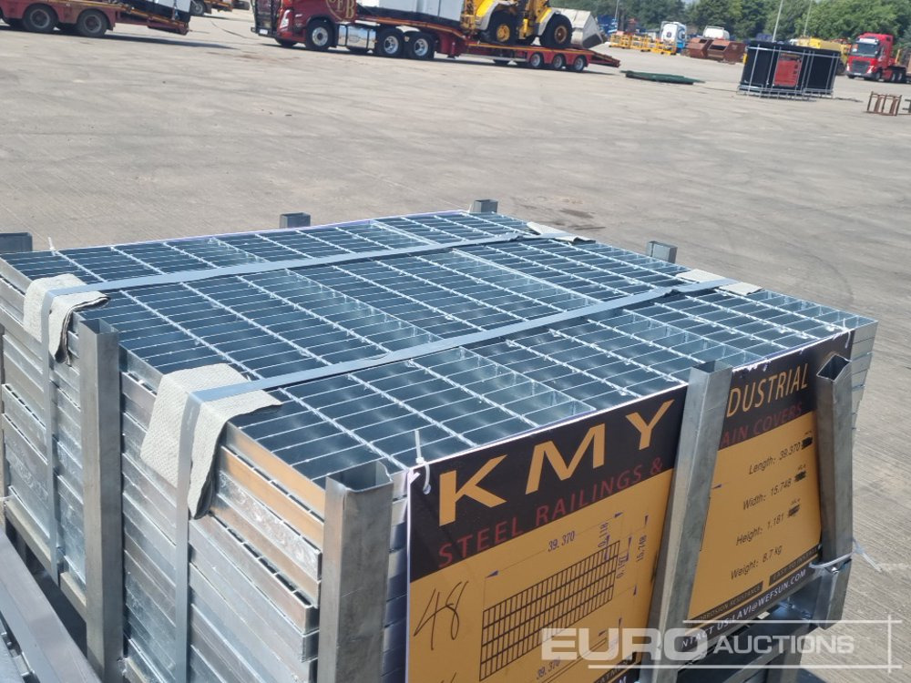 Строительное оборудование Unused 2025 KMY INDUSTRIAL Steel Grating (2 of), Stillage of Metal Fencing Posts: фото 17