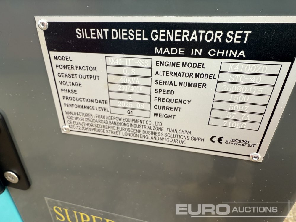 Электрогенератор Unused 2025 Kawakenki K40-III-SSS: фото 29 Электрогенератор Unused 2025 Kawakenki K40-III-SSS: фото 29