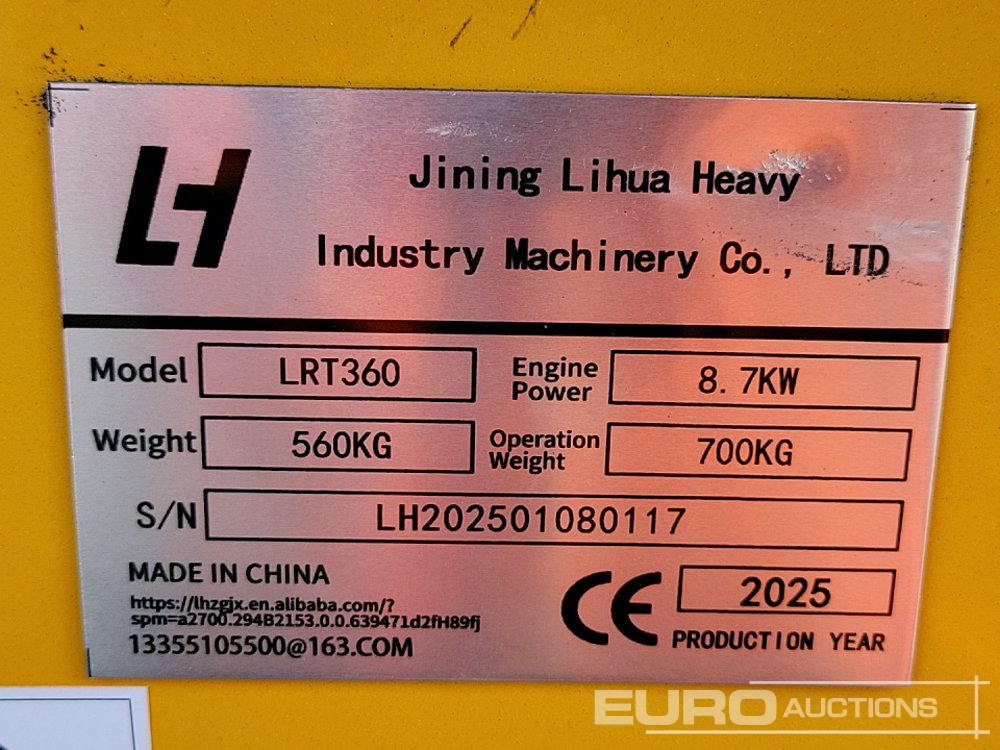 Мини-погрузчик с бортовым поворотом Unused 2025 LIHUA LRT360: фото 38