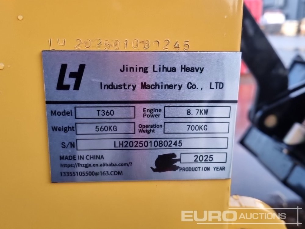 Мини-погрузчик с бортовым поворотом Unused 2025 LIHUA T360: фото 34 Мини-погрузчик с бортовым поворотом Unused 2025 LIHUA T360: фото 34