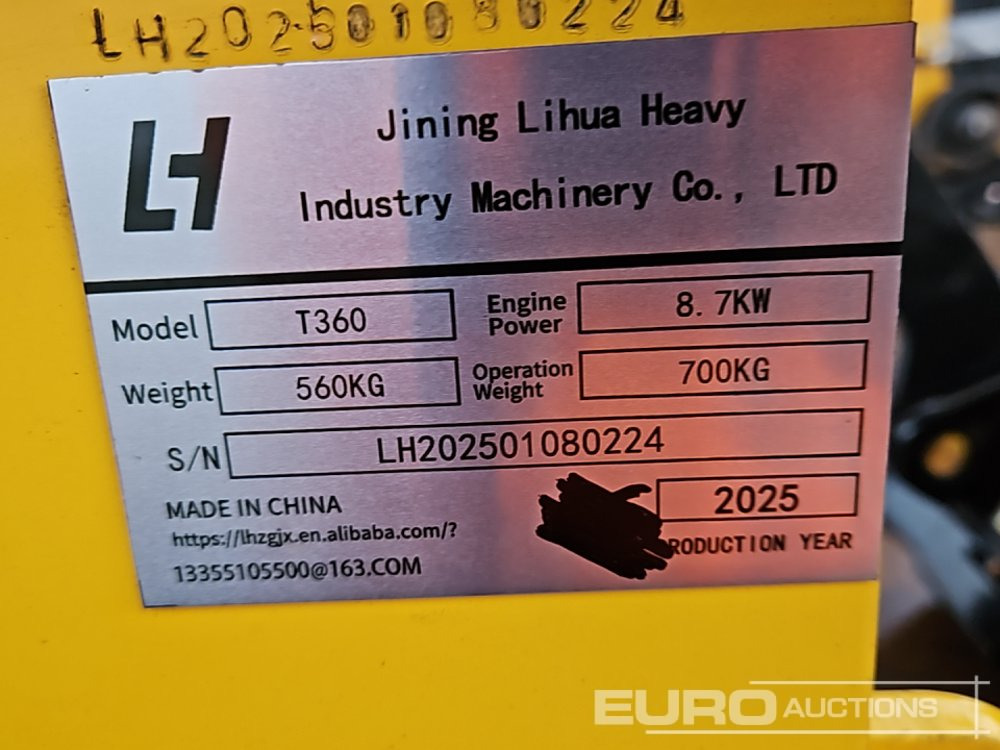 Мини-погрузчик с бортовым поворотом Unused 2025 LIHUA T360: фото 36 Мини-погрузчик с бортовым поворотом Unused 2025 LIHUA T360: фото 36