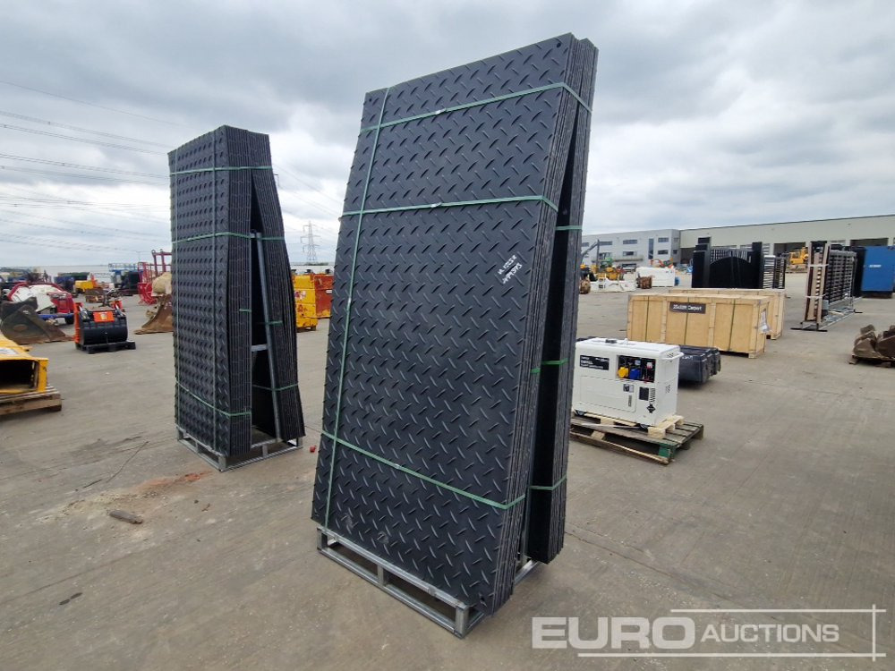 Unused 8' x 4' Plastic Ground Protection Mats (20 of) - Строительное оборудование: фото 3 Unused 8' x 4' Plastic Ground Protection Mats (20 of) - Строительное оборудование: фото 3