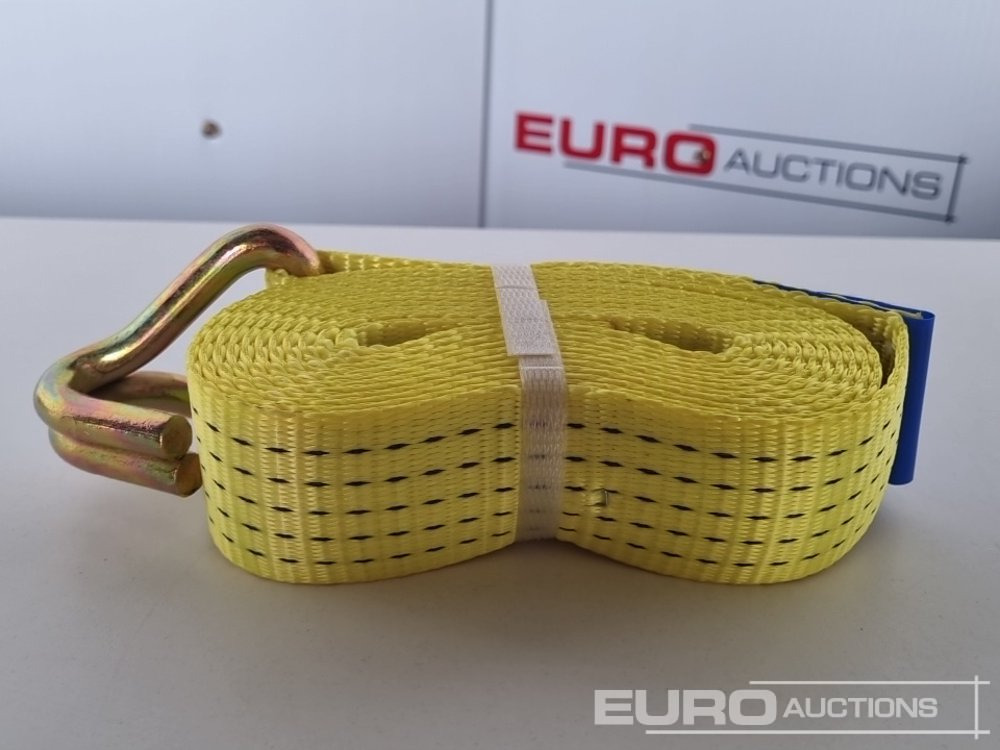 Строительное оборудование Unused Boss 4M x 50mm 5 Ton Ratchet Straps with Sling (4 of): фото 22