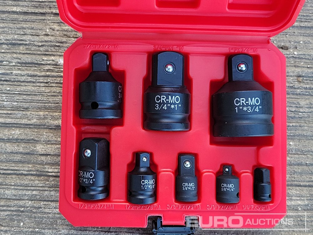 Unused Solid X Impact Socket Adaptiors (8 Piece Set) - Строительное оборудование: фото 1 Unused Solid X Impact Socket Adaptiors (8 Piece Set) - Строительное оборудование: фото 1