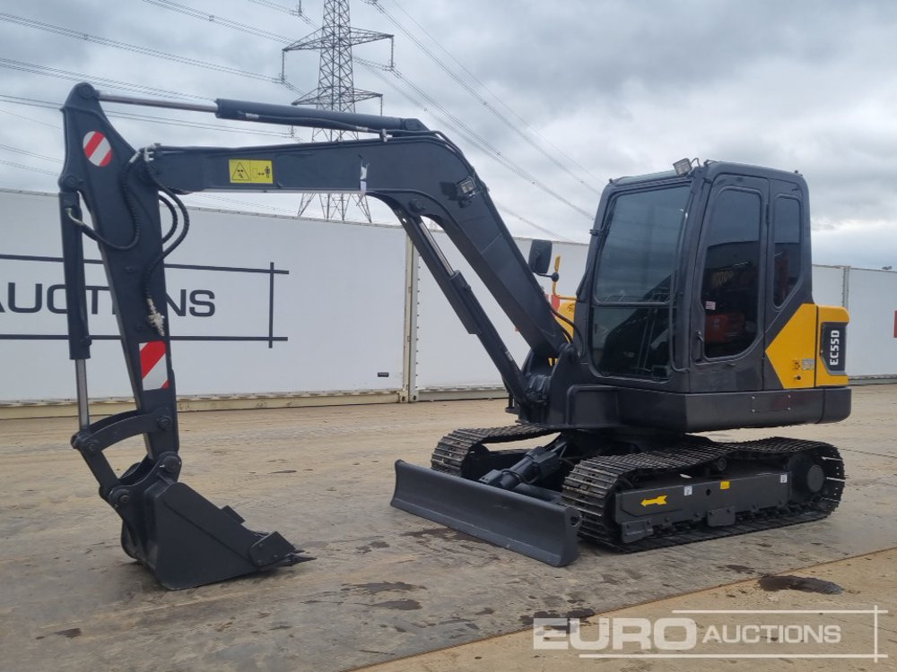 Volvo EC55D - Мини-экскаватор: фото 1 Volvo EC55D - Мини-экскаватор: фото 1