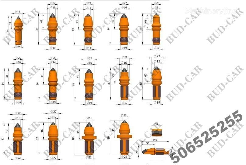 New Rotary Carbide Rock teeth for asphalt milling machine - Запчасти для Дорожных фрез: фото 3 New Rotary Carbide Rock teeth for asphalt milling machine - Запчасти для Дорожных фрез: фото 3