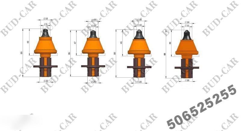 Новый Запчасти для Дорожных фрез New węglikiem spiekanym Rock Combo  for asphalt milling machine: фото 16
