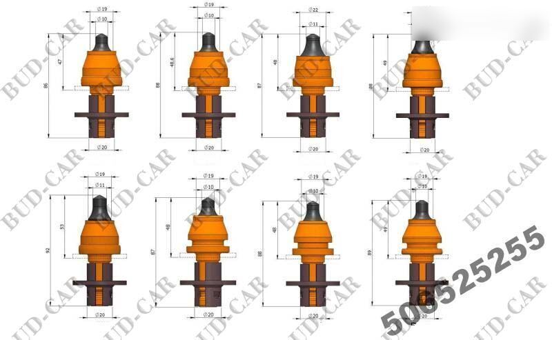 Новый Запчасти для Дорожных фрез New węglikiem spiekanym Rock Combo  for asphalt milling machine: фото 12