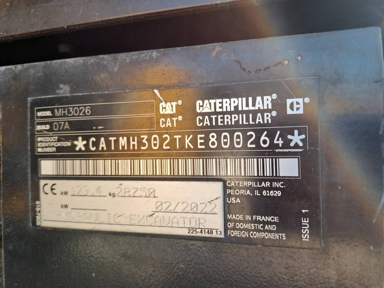 Колёсный экскаватор CAT MH3026: фото 15 Колёсный экскаватор CAT MH3026: фото 15