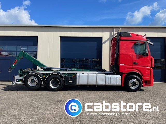 Крюковой мультилифт Mercedes-Benz ACTROS 2542 6x2 Euro 6 - HIAB-Multilift 26 Ton's Haakarmsysteem - Containerlift -Bouwjaar 2016 - Km 544.497: фото 6