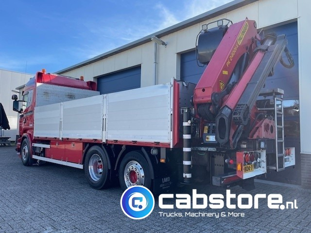Scania R520 LB6X2*4HNB Euro 6 - Bouwjaar 2013 - Highline - Opticruise - Open box + Palfinger PK 24001-K B Autolaadkraan - Good condition ! - Автоманипулятор: фото 5 Scania R520 LB6X2*4HNB Euro 6 - Bouwjaar 2013 - Highline - Opticruise - Open box + Palfinger PK 24001-K B Autolaadkraan - Good condition ! - Автоманипулятор: фото 5