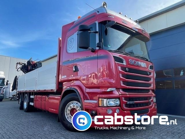 Scania R520  LB6X2*4HNB V8 Euro 6 - Bouwjaar 2013 - Highline - Opticruise  - Open box + Palfinger PK 24001-K B Autolaadkraan - Good condition ! - Автоманипулятор: фото 4 Scania R520  LB6X2*4HNB V8 Euro 6 - Bouwjaar 2013 - Highline - Opticruise  - Open box + Palfinger PK 24001-K B Autolaadkraan - Good condition ! - Автоманипулятор: фото 4