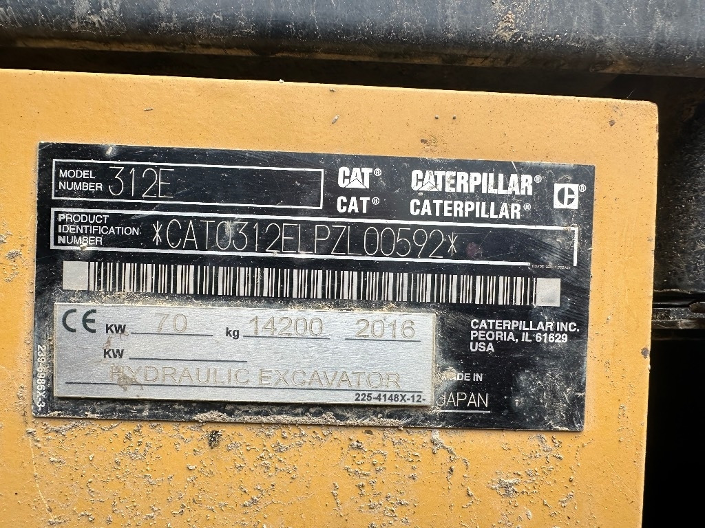 Гусеничный экскаватор CAT 312E: фото 8
