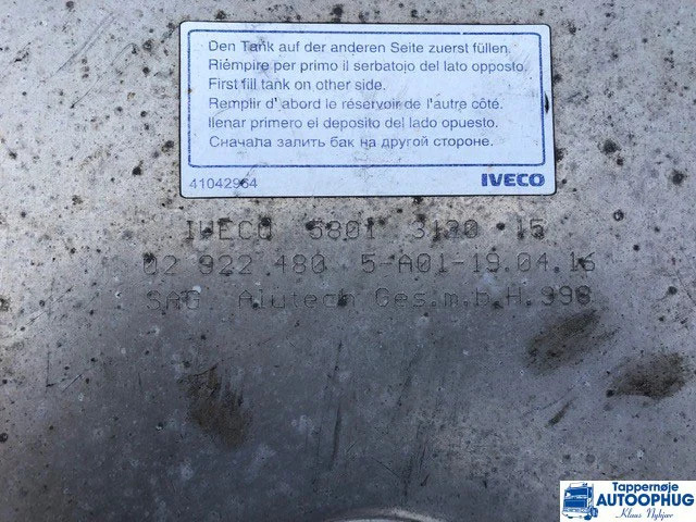 Iveco Brændstoftank Oem No : 5801279706 - Топливный бак для Грузовиков: фото 3 Iveco Brændstoftank Oem No : 5801279706 - Топливный бак для Грузовиков: фото 3