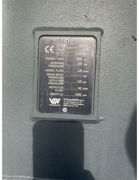 VTN MD410 S - Грейфер: фото 5 VTN MD410 S - Грейфер: фото 5