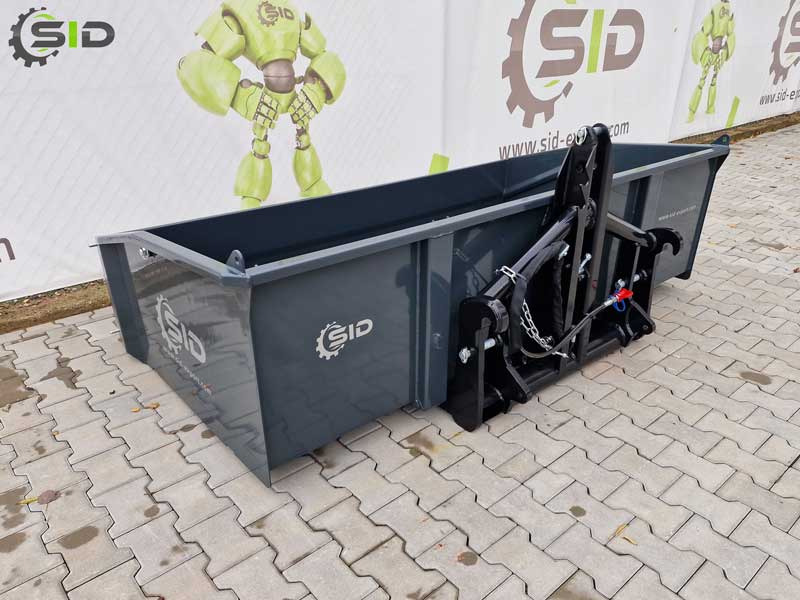 SID Caisse de transport hydraulique lourde / Hydraulic transport box heavy / Kippmulde Heckcontainer 1,8 m - Ковш для погрузчика для Сельскохозяйственной техники: фото 4 SID Caisse de transport hydraulique lourde / Hydraulic transport box heavy / Kippmulde Heckcontainer 1,8 m - Ковш для погрузчика для Сельскохозяйственной техники: фото 4