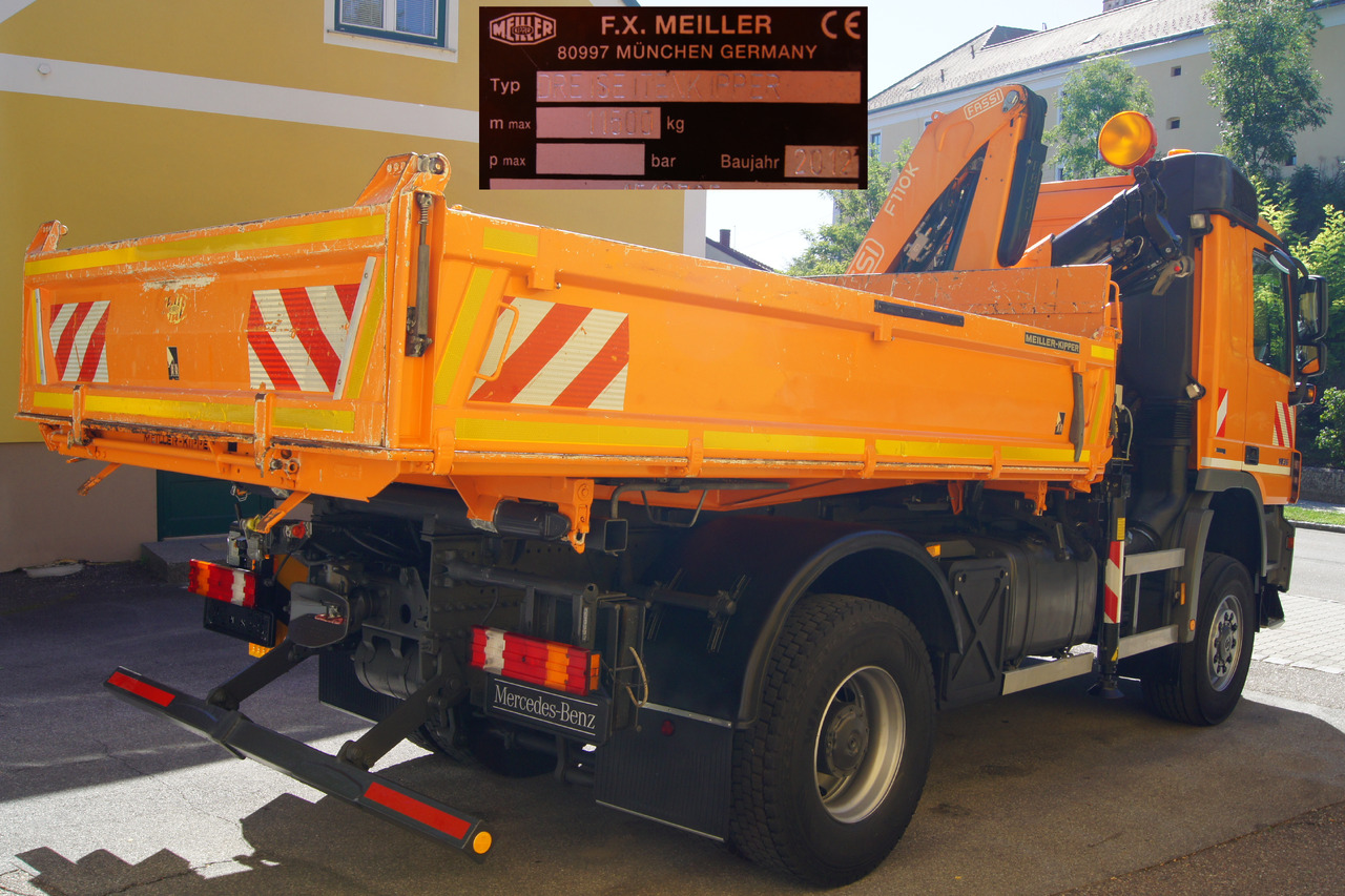 MERCEDES-BENZ ACTROS 1836 /4x4/TÜV/FASSI 110/MEILLER/Wechselsystem/Winterdienst - Автоманипулятор: фото 4 MERCEDES-BENZ ACTROS 1836 /4x4/TÜV/FASSI 110/MEILLER/Wechselsystem/Winterdienst - Автоманипулятор: фото 4