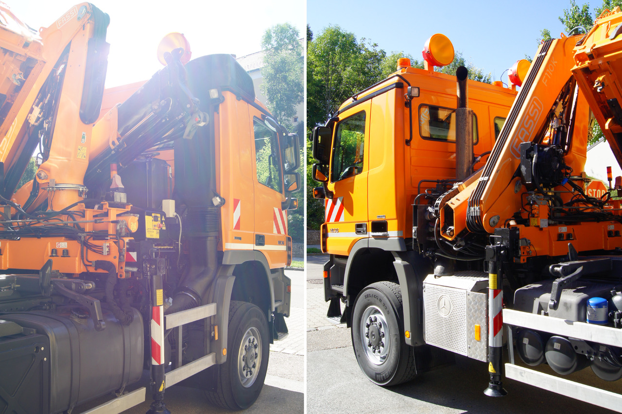 MERCEDES-BENZ ACTROS 1836 /4x4/TÜV/FASSI 110/MEILLER/Wechselsystem/Winterdienst - Автоманипулятор: фото 5 MERCEDES-BENZ ACTROS 1836 /4x4/TÜV/FASSI 110/MEILLER/Wechselsystem/Winterdienst - Автоманипулятор: фото 5