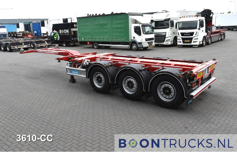 D-Tec FLEXITRAILER | 2x20-30-40-45ft HC * 2x LIFT AXLE * 2x EXTENDABLE * DISC BRAKES - Полуприцеп-контейнеровоз/ Сменный кузов: фото 3 D-Tec FLEXITRAILER | 2x20-30-40-45ft HC * 2x LIFT AXLE * 2x EXTENDABLE * DISC BRAKES - Полуприцеп-контейнеровоз/ Сменный кузов: фото 3