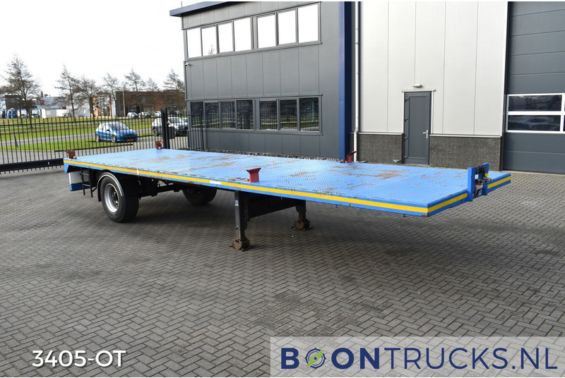 Schmitz Cargobull SKO 10 PLATTE BAK | TWISTLOCKS 20ft * L 900 cm * KENTEKEN LANGZAAM VERKEER - Полуприцеп бортовой/ Платформа: фото 4 Schmitz Cargobull SKO 10 PLATTE BAK | TWISTLOCKS 20ft * L 900 cm * KENTEKEN LANGZAAM VERKEER - Полуприцеп бортовой/ Платформа: фото 4