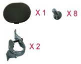 FR MUDGUARD W/BRACKET, LH MS150000, 1892245 - Крыло для Грузовиков: фото 2 FR MUDGUARD W/BRACKET, LH MS150000, 1892245 - Крыло для Грузовиков: фото 2