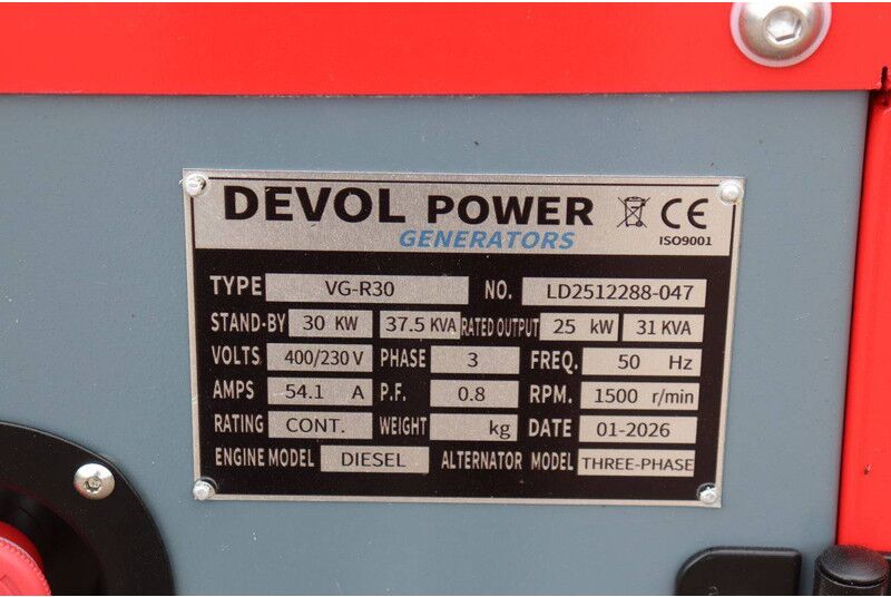 Новый Электрогенератор Devol Power VG-R30: фото 12 Новый Электрогенератор Devol Power VG-R30: фото 12