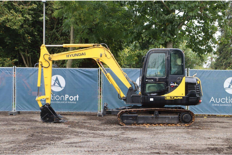 Hyundai R55-7 - Гусеничный экскаватор: фото 2 Hyundai R55-7 - Гусеничный экскаватор: фото 2