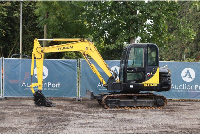 Hyundai R55-7 - Гусеничный экскаватор: фото 1 Hyundai R55-7 - Гусеничный экскаватор: фото 1
