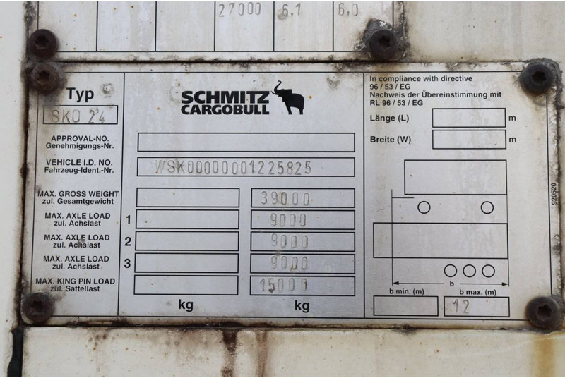 Schmitz Cargobull SKO 24 - Полуприцеп-рефрижератор: фото 4 Schmitz Cargobull SKO 24 - Полуприцеп-рефрижератор: фото 4