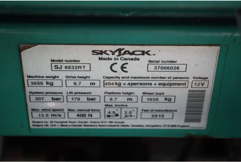 Ножничный подъемник Skyjack SJ 6832RT: фото 13