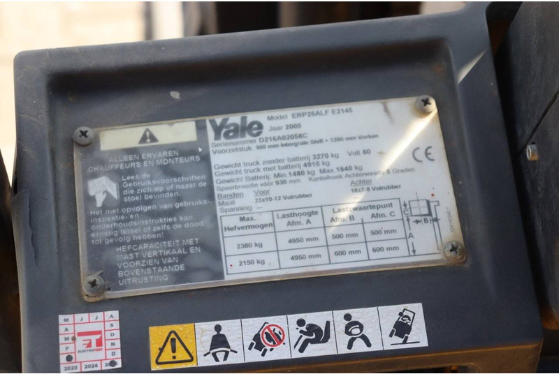 Электропогрузчик Yale ERP25ALF E2145: фото 20