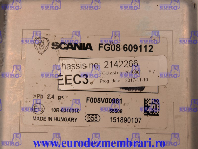 CALCULATOR EEC3 SCANIA NGS 2610801 - Блок управления для Грузовиков: фото 3 CALCULATOR EEC3 SCANIA NGS 2610801 - Блок управления для Грузовиков: фото 3
