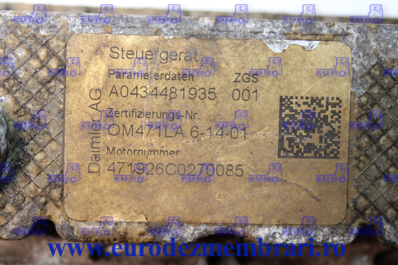 CALCULATOR MOTOR MERCEDES ACTROS OM471LA A0014466235, A0434481935 - Блок управления для Грузовиков: фото 2 CALCULATOR MOTOR MERCEDES ACTROS OM471LA A0014466235, A0434481935 - Блок управления для Грузовиков: фото 2