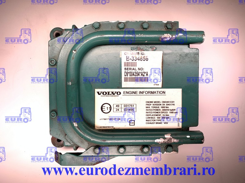 CALCULATOR MOTOR VOLVO D9A 340CP 20451745 - Блок управления для Грузовиков: фото 1 CALCULATOR MOTOR VOLVO D9A 340CP 20451745 - Блок управления для Грузовиков: фото 1