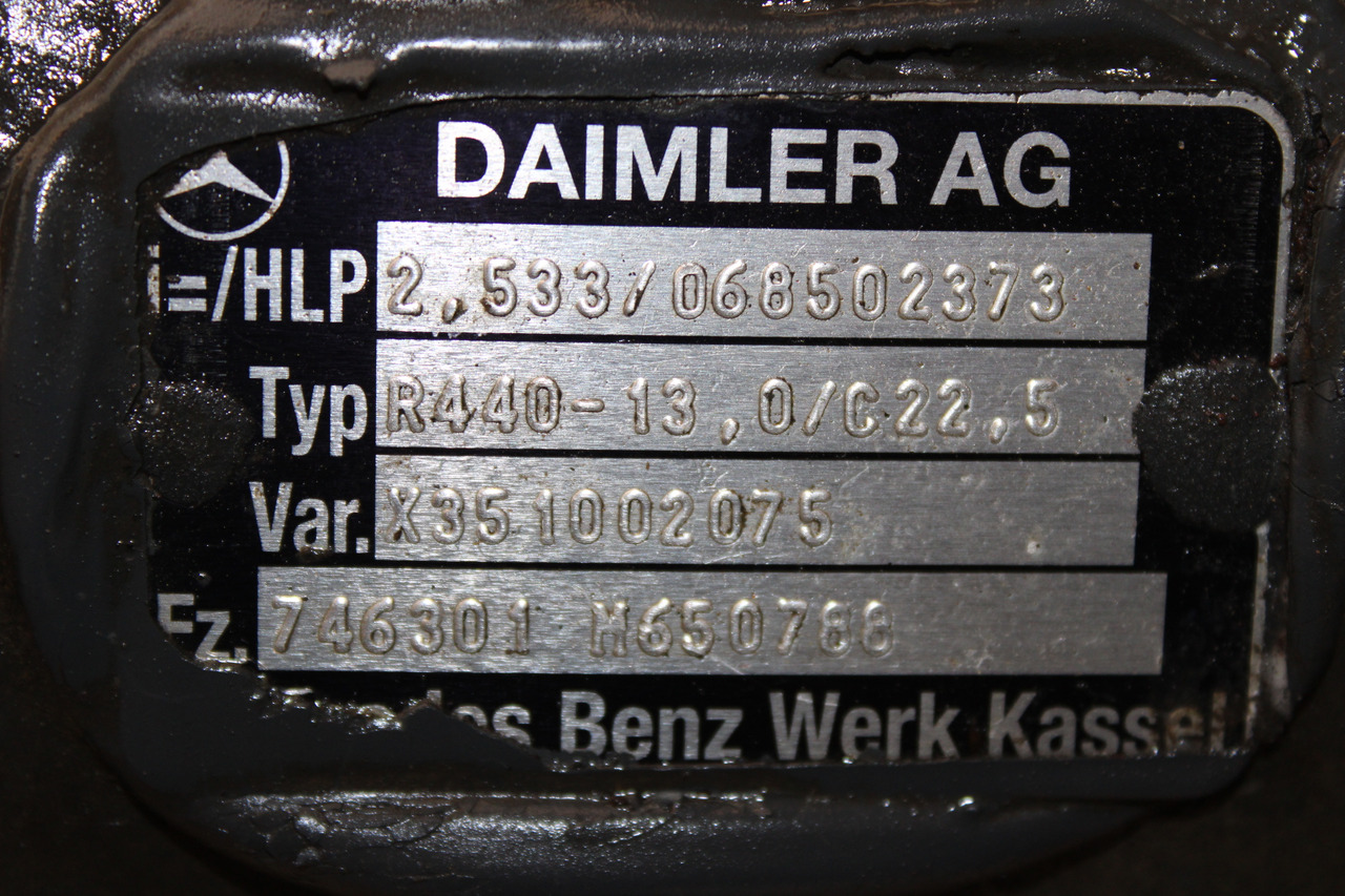 DIFERENTIAL MERCEDES ACTROS R=2,533 R440-13 X351002075, 068502373 - Дифференциал для Грузовиков: фото 3 DIFERENTIAL MERCEDES ACTROS R=2,533 R440-13 X351002075, 068502373 - Дифференциал для Грузовиков: фото 3