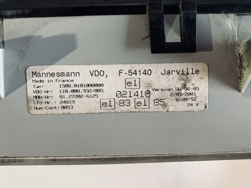 MAN VDO - Приборная панель: фото 3 MAN VDO - Приборная панель: фото 3