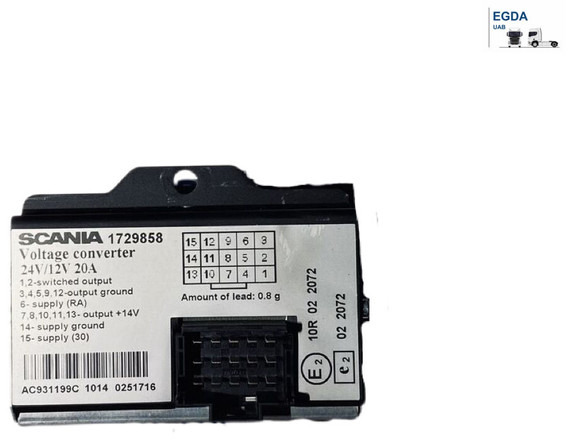 Scania 124 40 - Электрическая система: фото 1 Scania 124 40 - Электрическая система: фото 1