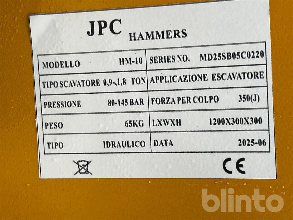 JPC HM10 (2025) - Гидромолот: фото 5 JPC HM10 (2025) - Гидромолот: фото 5
